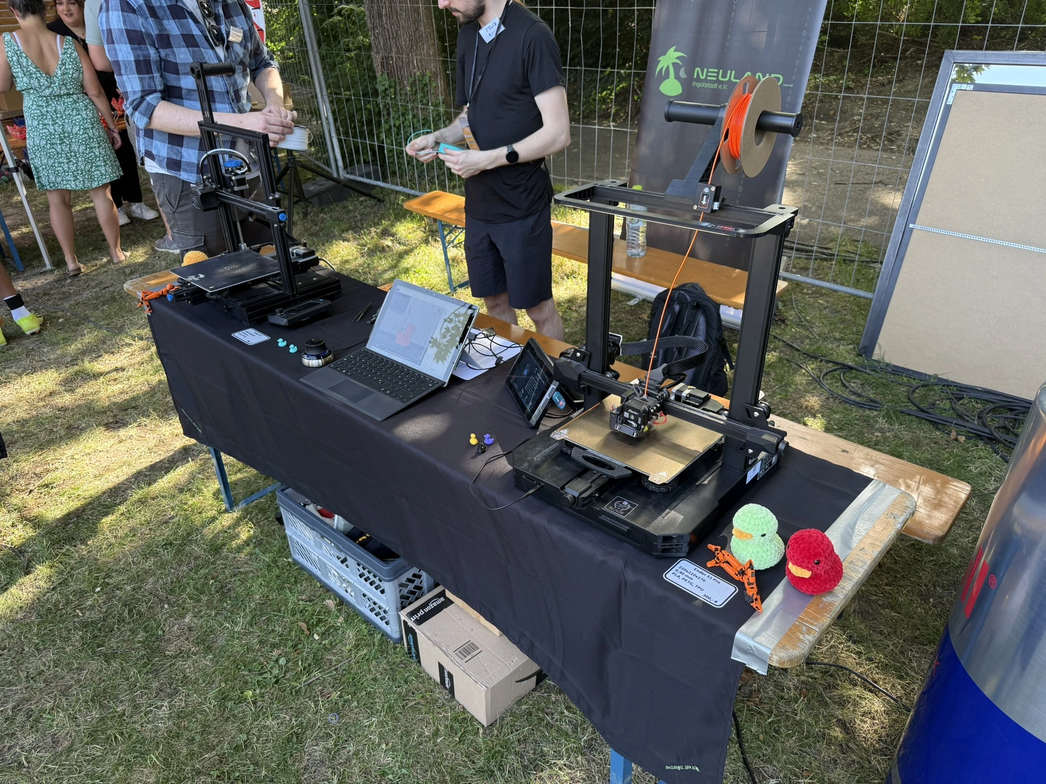 3D Printers at INCampus Festival