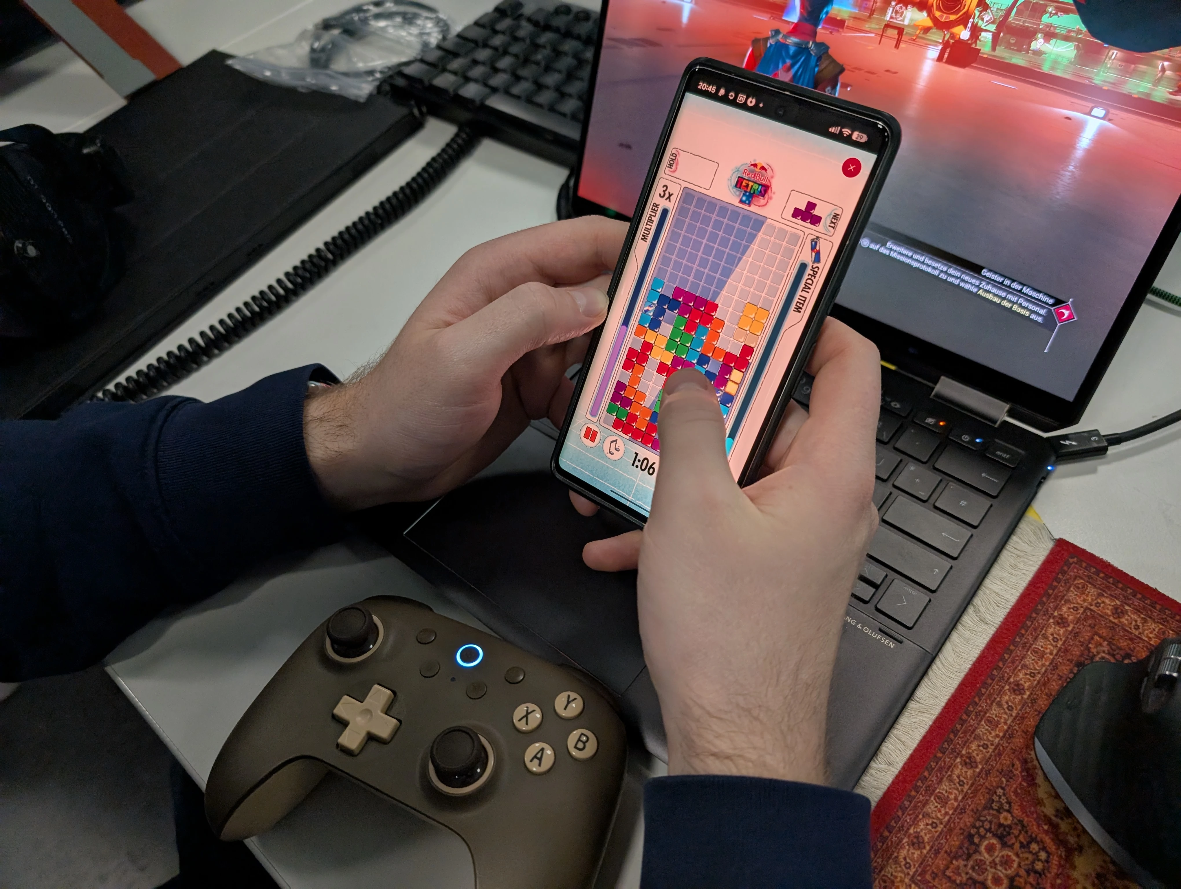 Tetris Turnier am Handy